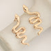 Wholesale Alloy Snake Earrings JDC-ES-NZ088 Earrings 奈珠 Wholesale Jewelry JoyasDeChina Joyas De China