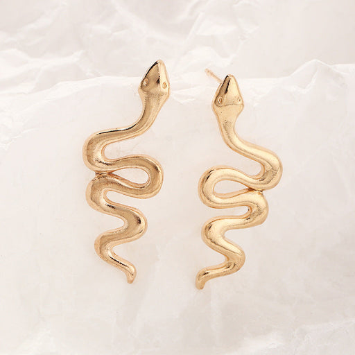 Wholesale Alloy Snake Earrings JDC-ES-NZ088 Earrings 奈珠 EZ3439jinse Wholesale Jewelry JoyasDeChina Joyas De China