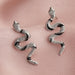 Wholesale Alloy Snake Earrings JDC-ES-NZ089 Earrings 奈珠 Wholesale Jewelry JoyasDeChina Joyas De China