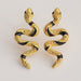 Wholesale Alloy Snake Earrings JDC-ES-NZ089 Earrings 奈珠 EZ3386jinse Wholesale Jewelry JoyasDeChina Joyas De China
