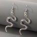 Wholesale Alloy Snake Shape Earrings JDC-ES-MoMing001 Earrings 陌茗 17637silver Wholesale Jewelry JoyasDeChina Joyas De China