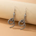 Wholesale Alloy Snake Shape Earrings JDC-ES-MoMing001 Earrings 陌茗 20336 Wholesale Jewelry JoyasDeChina Joyas De China