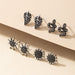 Wholesale alloy snake-shaped leaf earrings JDC-ES-C458 Earrings 咏歌 17575 Wholesale Jewelry JoyasDeChina Joyas De China