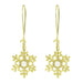 Wholesale alloy snowflake earrings JDC-ES-JQ221 Earrings 佳琪 Wholesale Jewelry JoyasDeChina Joyas De China