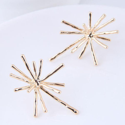 Bulk Jewelry Wholesale alloy snowflake fireworks blooming earrings JDC-ES-wy021 Wholesale factory from China YIWU China