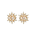 Bulk Jewelry Wholesale alloy snowflake pearl Earrings JDC-ES-bq117 Wholesale factory from China YIWU China