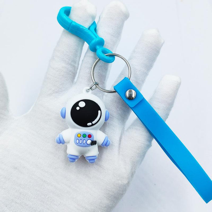 Bulk Jewelry Wholesale alloy soft glue cartoon glue astronaut astronaut keychains JDC-KC-YD007 Wholesale factory from China YIWU China