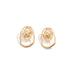 Wholesale alloy special shaped earrings JDC-ES-DN017 Earrings 道妮 gold Wholesale Jewelry JoyasDeChina Joyas De China