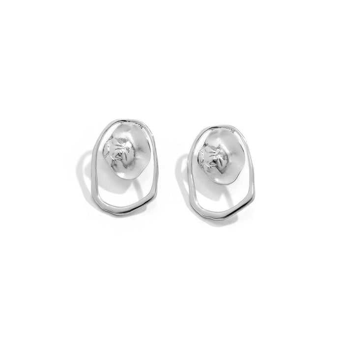 Wholesale alloy special shaped earrings JDC-ES-DN017 Earrings 道妮 white k Wholesale Jewelry JoyasDeChina Joyas De China