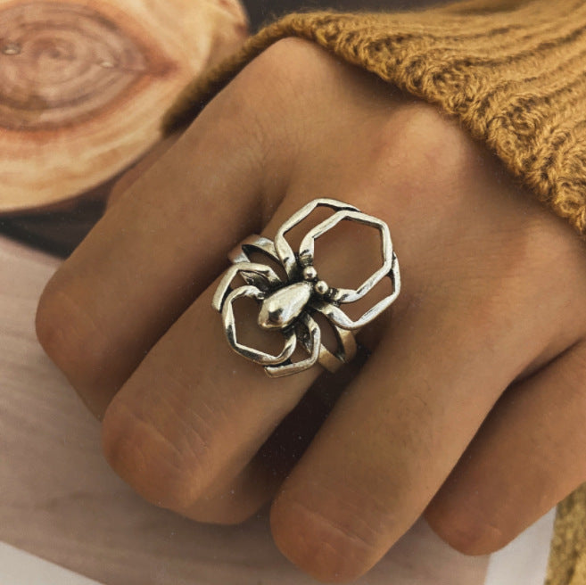Wholesale alloy spider skull Butterfly Ring JDC-RS-SF007 Rings 少峰 picture One size fits all Wholesale Jewelry JoyasDeChina Joyas De China