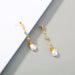 Wholesale Alloy splicing Tassel Earrings JDC-ES-NM008 Earrings 诺铭 Wholesale Jewelry JoyasDeChina Joyas De China
