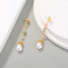 Wholesale Alloy splicing Tassel Earrings JDC-ES-NM008 Earrings 诺铭 Alloy Wholesale Jewelry JoyasDeChina Joyas De China