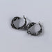 Wholesale alloy spray paint earrings JDC-ES-JL753 Earrings 氿乐 black Wholesale Jewelry JoyasDeChina Joyas De China