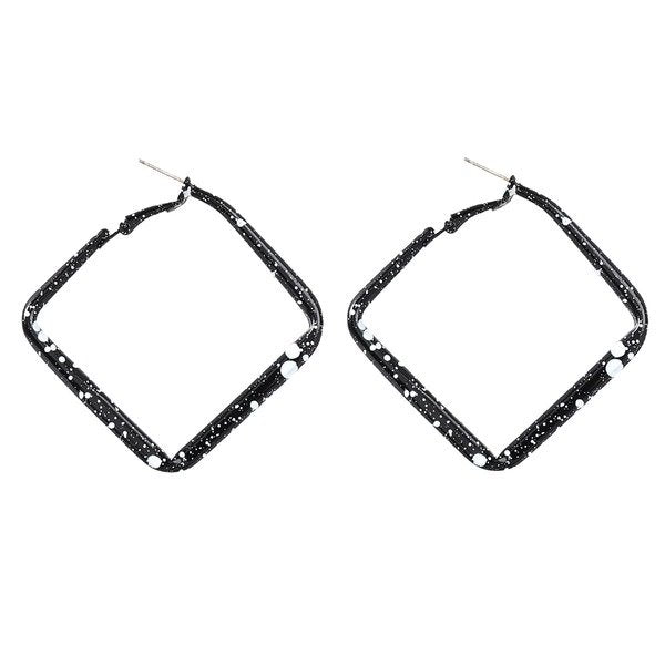 Wholesale alloy spray paint geometric earrings JDC-ES-JL737 Earrings 氿乐 Wholesale Jewelry JoyasDeChina Joyas De China