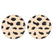 Wholesale alloy spray paint round leopard print earrings JDC-ES-JL880 Earrings 氿乐 A Wholesale Jewelry JoyasDeChina Joyas De China