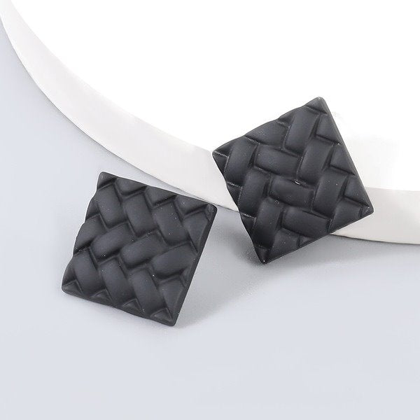 Wholesale alloy square geometric earrings JDC-ES-JL769 Earrings 氿乐 Wholesale Jewelry JoyasDeChina Joyas De China