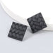 Wholesale alloy square geometric earrings JDC-ES-JL769 Earrings 氿乐 black Wholesale Jewelry JoyasDeChina Joyas De China