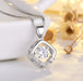 Wholesale alloy square smart necklace JDC-NE-QLX019 NECKLACE 巧兰轩 silver Wholesale Jewelry JoyasDeChina Joyas De China