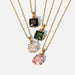 Wholesale alloy square zirconium necklace JDC-NE-JD340 NECKLACE 杰鼎 Wholesale Jewelry JoyasDeChina Joyas De China