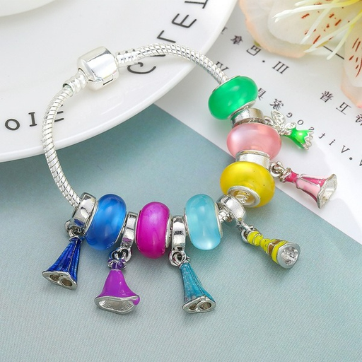 Wholesale Alloy Stained Glass Bead Bracelet （F）JDC-BT-XingL026 Bracelet 星銮 Wholesale Jewelry JoyasDeChina Joyas De China