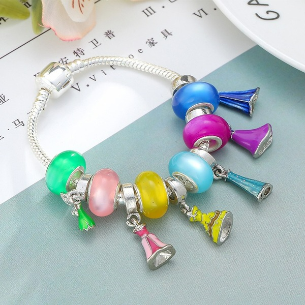Wholesale Alloy Stained Glass Bead Bracelet （F）JDC-BT-XingL026 Bracelet 星銮 Wholesale Jewelry JoyasDeChina Joyas De China