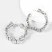 Wholesale Alloy Stained Glass Diamond Earrings JDC-ES-JL677colored rhinestones Earrings ?鹄? silver Wholesale Jewelry JoyasDeChina Joyas De China