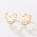 Wholesale alloy star and moon hollow ring two-piece set JDC-RS-C347 Rings 咏歌 Wholesale Jewelry JoyasDeChina Joyas De China