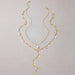 Wholesale alloy star disc double layer necklace with tassel JDC-NE-C173 NECKLACE 咏歌 Wholesale Jewelry JoyasDeChina Joyas De China