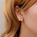 Bulk Jewelry Wholesale alloy starfish diamond set earrings JDC-ES-A055 Wholesale factory from China YIWU China