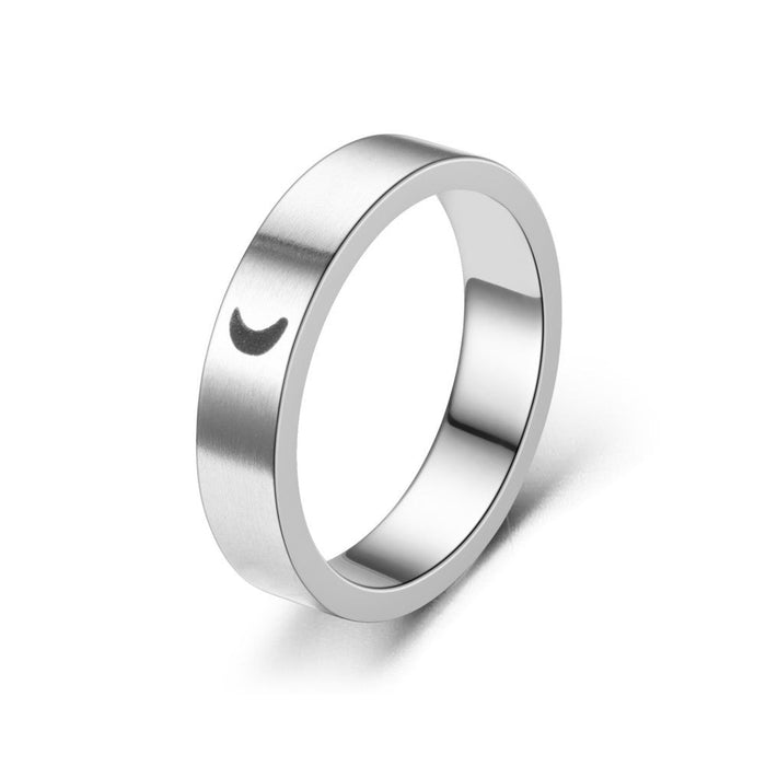 Wholesale Alloy Sun Moon Couple Ring JDC-RS-TS069 Rings 腾穗 4MMmoon No. 7 Wholesale Jewelry JoyasDeChina Joyas De China