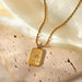 Wholesale alloy sun sign necklace JDC-NE-JD326 NECKLACE 杰鼎 Wholesale Jewelry JoyasDeChina Joyas De China