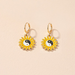 Wholesale alloy sunflower flower earrings JDC-ES-AYN338 Earrings JoyasDeChina Wholesale Jewelry JoyasDeChina Joyas De China