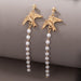 Wholesale alloy swallow pearl tassel earrings JDC-ES-C153 Earrings JoyasDeChina 18001 Wholesale Jewelry JoyasDeChina Joyas De China