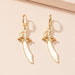 Wholesale alloy sword Earrings JDC-ES-AYN340 Earrings JoyasDeChina E2190- long sword earrings. Wholesale Jewelry JoyasDeChina Joyas De China