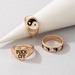 Bulk Jewelry Wholesale alloy Tai Chi 3 piece rings set JDC-RS-C219 Wholesale factory from China YIWU China