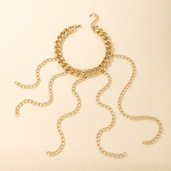 Wholesale alloy tassel chain necklace JDC-NE-C177 NECKLACE 咏歌 Wholesale Jewelry JoyasDeChina Joyas De China