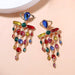 Wholesale alloy tassel earrings JDC-ES-JQ210 Earrings 佳琪 Wholesale Jewelry JoyasDeChina Joyas De China