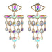 Wholesale alloy tassel earrings JDC-ES-JQ210 Earrings 佳琪 ABcolor Wholesale Jewelry JoyasDeChina Joyas De China
