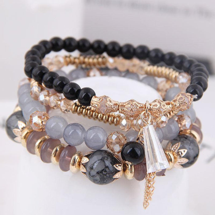 Bulk Jewelry Wholesale alloy tassel multilayer bracelet JDC-BT-wy004 Wholesale factory from China YIWU China
