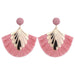 Bulk Jewelry Wholesale alloy tassel sector Earrings JDC-ES-sf032 Wholesale factory from China YIWU China