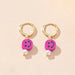 Wholesale alloy temperament love Butterfly Pearl Earrings JDC-ES-AYN352 Earrings JoyasDeChina E2129- smiling face. Wholesale Jewelry JoyasDeChina Joyas De China