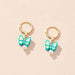 Wholesale alloy temperament love Butterfly Pearl Earrings JDC-ES-AYN352 Earrings JoyasDeChina E2132- butterfly. Wholesale Jewelry JoyasDeChina Joyas De China