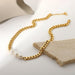 Wholesale alloy three pearl necklace JDC-NE-JD327 NECKLACE 杰鼎 Wholesale Jewelry JoyasDeChina Joyas De China