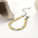 Wholesale alloy three strands snake chain winding bracelet JDC-BT-JD099 Bracelet 杰鼎 Wholesale Jewelry JoyasDeChina Joyas De China