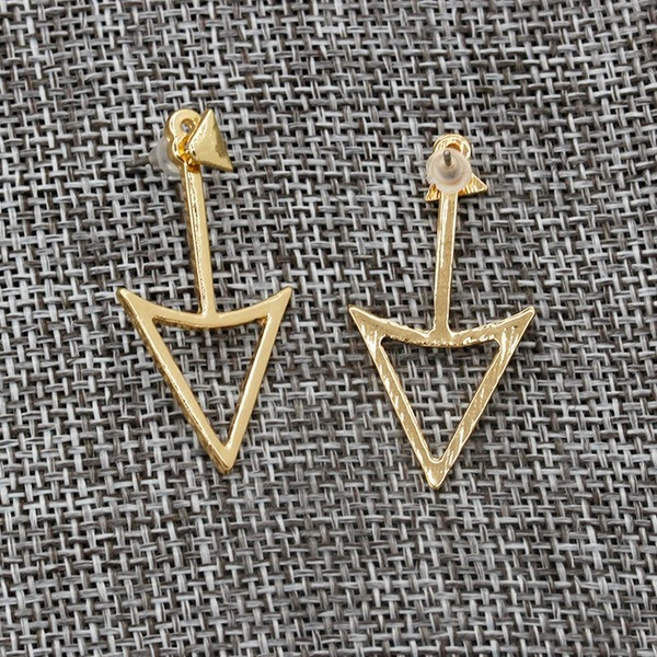 Bulk Jewelry Wholesale alloy Triangle Earrings JDC-ES-MH044 Wholesale factory from China YIWU China