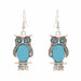 Wholesale Alloy Turquoise Animal Earrings JDC-ES-Yunl003 Earrings 云罗 Wholesale Jewelry JoyasDeChina Joyas De China