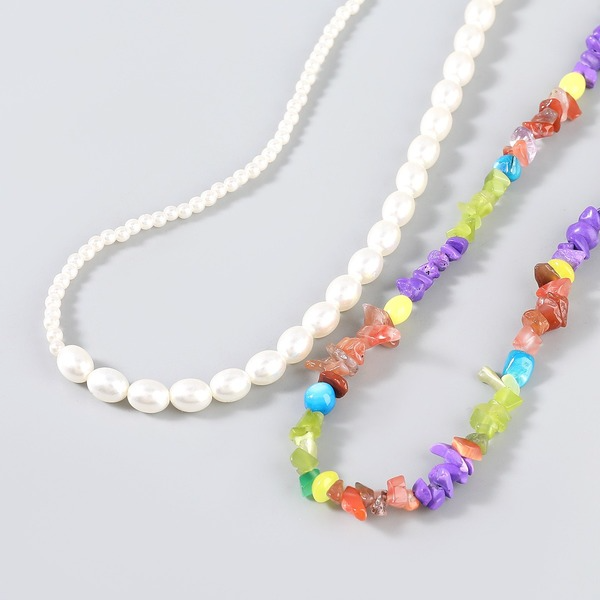 Wholesale Alloy Turquoise Imitation Pearl Necklace JDC-NE-JL181 Necklaces 氿乐 Wholesale Jewelry JoyasDeChina Joyas De China
