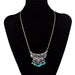 Wholesale Alloy Turquoise Necklace JDC-NE-Yunl027 Necklaces 云罗 blue Wholesale Jewelry JoyasDeChina Joyas De China