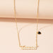 Wholesale alloy twelve constellation letter necklace JDC-NE-AYN103 NECKLACE JoyasDeChina X828 Virgo Wholesale Jewelry JoyasDeChina Joyas De China