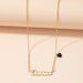 Wholesale alloy twelve constellation letter necklace JDC-NE-AYN103 NECKLACE JoyasDeChina X829- Taurus. Wholesale Jewelry JoyasDeChina Joyas De China